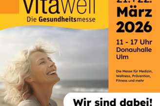 Wir sind auf der vitawell in Ulm!