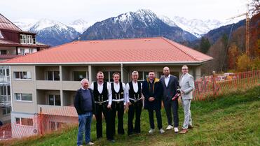 Richtfest des Erweiterungsbaus 